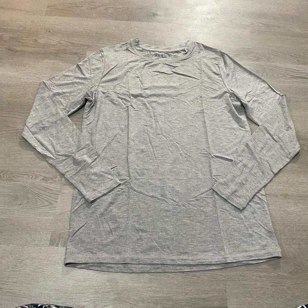 New LAKE Men’s Long Sleeve Bamboo Tee in Heather Gray XXS - Picture 2 of 9